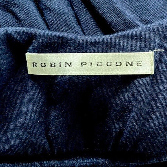 Robin Piccone Navy Blue Sleeveless Dress Gold Tone Hardware - Picture 2 of 7